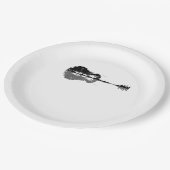 アコースティックギター自然Est Music Bassギタリスト ペーパープレート (アングル)