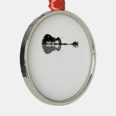 アコースティックギター自然Est Music Bassギタリスト メタルオーナメント (右)