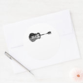 アコースティックギター自然Est Music Bassギタリスト ラウンドシール (封筒)