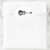 アコースティックギター自然Est Music Bassギタリスト ラウンドシール (バッグ)