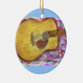 アコースティックギター色 セラミックオーナメント (右)