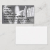 アコースティックギター音楽ミュージシャン名刺 名刺 (正面/裏面)