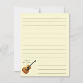 アコースティックギター音楽先生 サンキューカード (裏面)