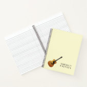 アコースティックギター音楽先生 ノートブック (内部)