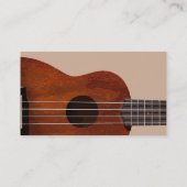 アコースティックギター音楽 名刺 (裏面)