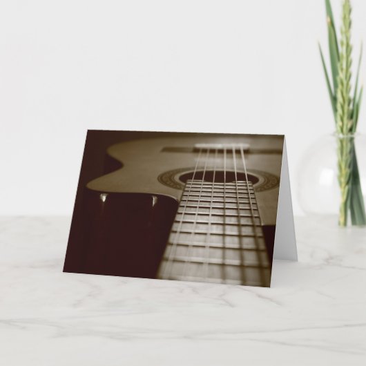 アコースティックギター カード (正面)