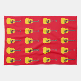 アコースティックギター キッチンタオル