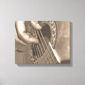 アコースティックギター キャンバスプリント (正面)