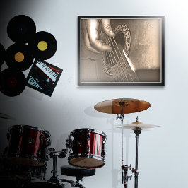 アコースティックギター キャンバスプリント