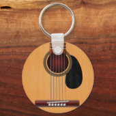 アコースティックギター キーホルダー (正面)