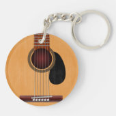 アコースティックギター キーホルダー (裏面)