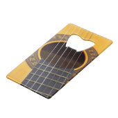 アコースティックギター クレジットカード栓抜き (正面アングル)