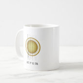 アコースティックギター コーヒーマグカップ (正面左)