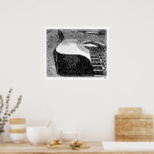 アコースティックギター（スケッチ） ポスター (キッチン)