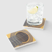 アコースティックギター ストーンコースター (横)