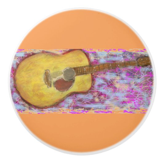 アコースティックギター セラミックノブ (正面)