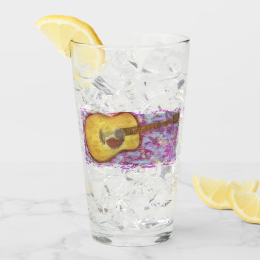 アコースティックギター タンブラーグラス (アイス正面)