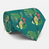 アコースティックギター、ドラム、トロピカルギター葉 ネクタイ (ロール)