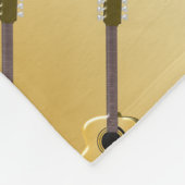 アコースティックギター フリースブランケット (角)