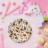 アコースティックギター ペーパープレート (パーティー)