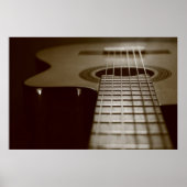 アコースティックギター ポスター (正面)