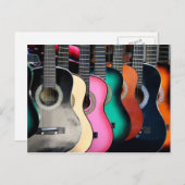 アコースティックギター ポストカード (正面/裏面)