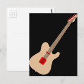 アコースティックギター ポストカード (正面/裏面)