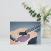 アコースティックギター ポストカード (スタンド正面)