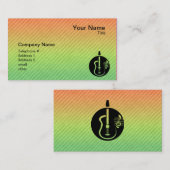 アコースティックギター 名刺 (正面/裏面)