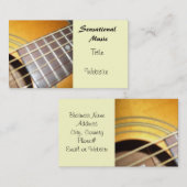 アコースティックギター 名刺 (正面/裏面)