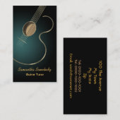 アコースティックギター 名刺 (正面/裏面)
