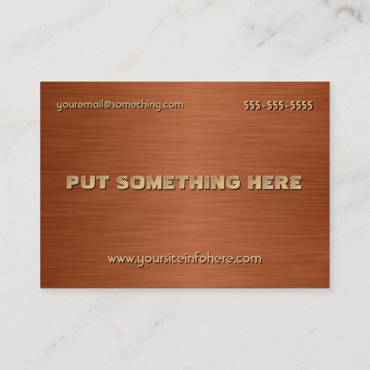 アコースティックギター 名刺 (裏面)