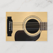アコースティックギター 名刺 (正面)