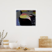 アコースティックギター（水彩） ポスター (キッチン)