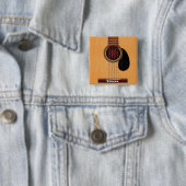 アコースティックギター 缶バッジ (インサイチュ)