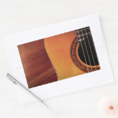 アコースティックギター 長方形シール (封筒)