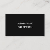 アコースティックギター – 音楽名刺 名刺 (裏面)