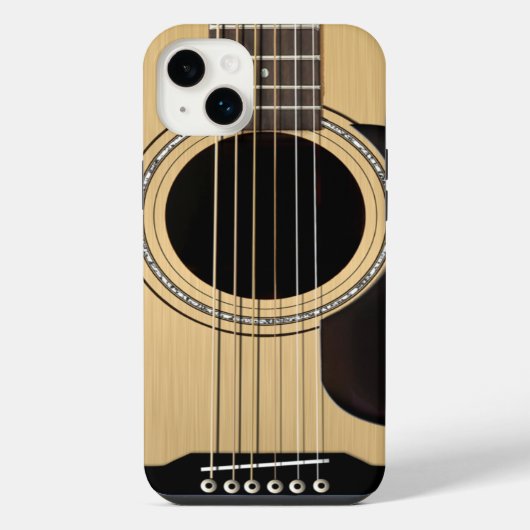 アコースティックギター iPhoneケース (裏面)