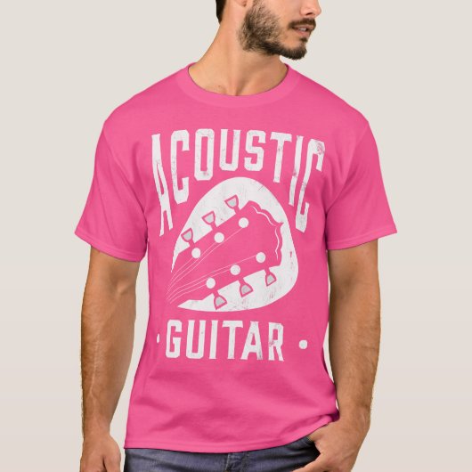 アコースティックギター Tシャツ (正面)