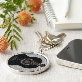 アコースティックギターKeychain キーホルダー (側面)