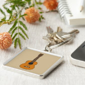 アコースティックシンプルギターマンガ キーホルダー (側面)