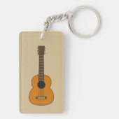 アコースティックシンプルギターマンガ キーホルダー (裏面)