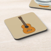 アコースティックシンプルギターマンガ コースター (左側)