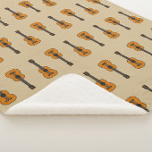 アコースティックシンプルギターマンガ シェルパブランケット (3/4)