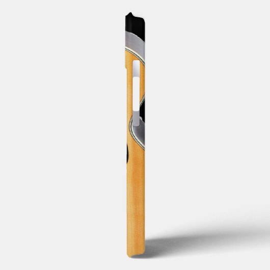 アコースティックパーソナライズされたギター音楽iPhoneケース Case-Mate iPhoneケース (裏面 / 左)