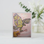 アコースティックフィッシュホーク(転がロック) ポストカード (スタンド正面)