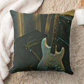 アコースティックベース電気ギターギフト クッション (ブランケット)