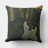 アコースティックベース電気ギターギフト クッション (正面)