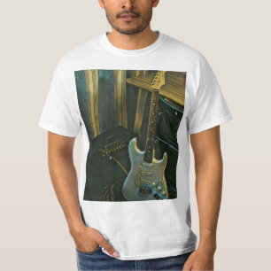 アコースティックベース電気ギターギフト Tシャツ