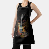 アコースティック動揺してギターヴィンテージ選手ロックロール エプロン (インサイチュ)